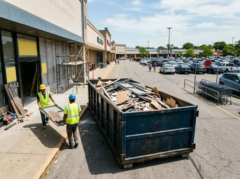 retail-store-renovation-debris-003 — frequently asked questions, Roll-off Dumpster Rentals in Farmington, AR